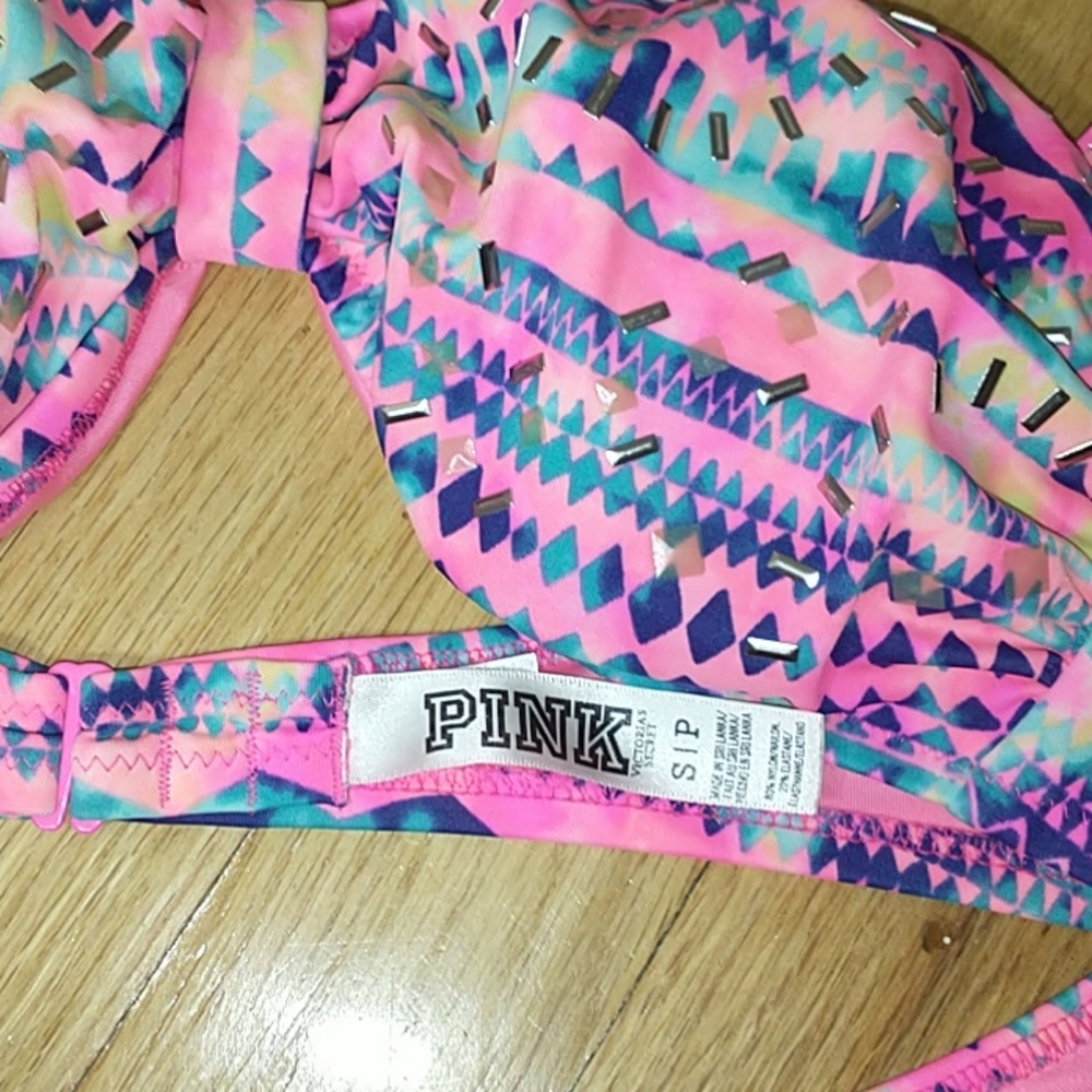 Victoria secret pink tribal printed bikini - Picture 9 of 11